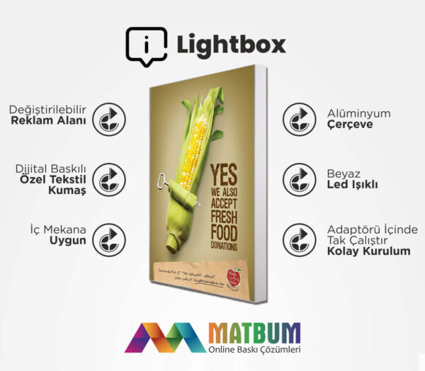 Lightbox Işıklı Tabela